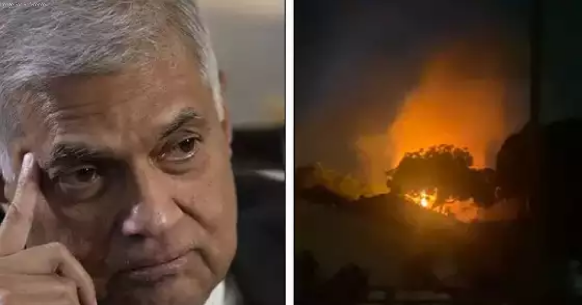 Protesters set Sri Lankan PM Wickremesinghe's house on fire